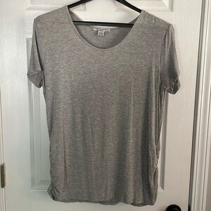 Gray maternity shirt